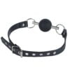 Banoch   Ballgag black Luxe   Siliconen   Zwart   bondage (2)