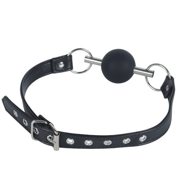Banoch   Ballgag black Luxe   Siliconen   Zwart   bondage (2)