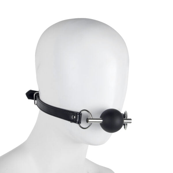 Banoch   Ballgag black Luxe   Siliconen   Zwart   bondage op pop