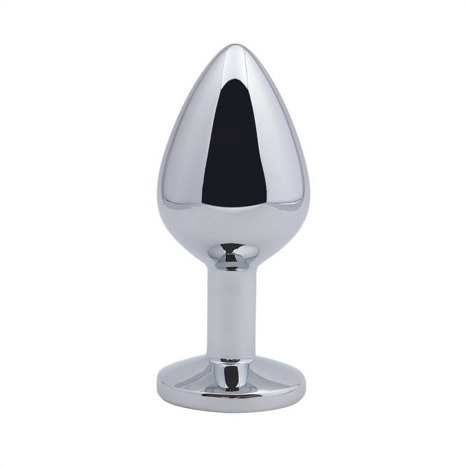 Banoch Buttplug Aurora Clear Medium Metalen buttplug Diamant steen Wit 987101176 2