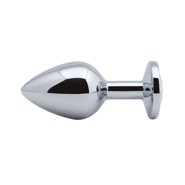 Banoch Buttplug Aurora Clear Medium Metalen buttplug Diamant steen Wit 987101176 3