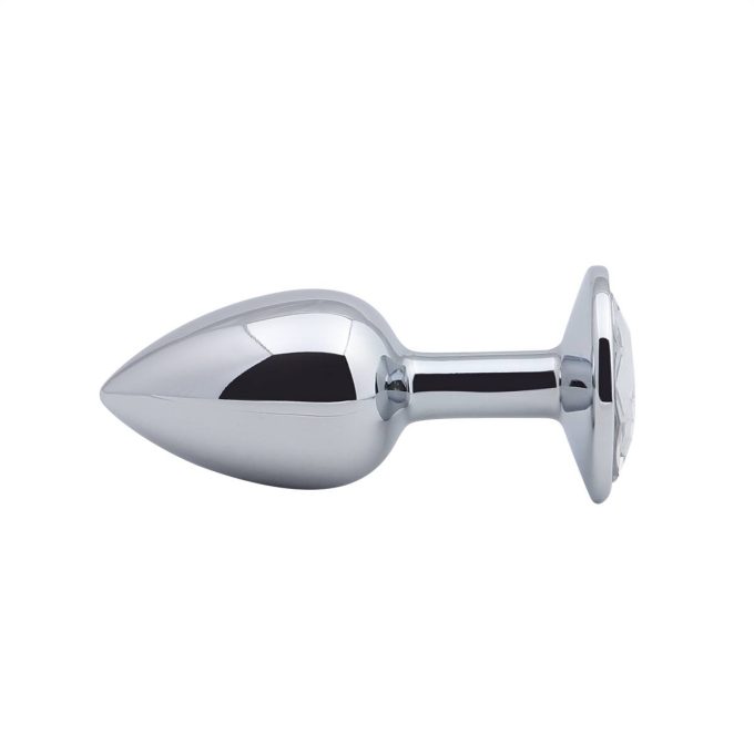Banoch Buttplug Aurora Clear Small Metalen buttplug Diamant steen Wit 987101174 3