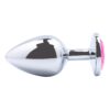Banoch Buttplug Aurora Hot Pink Medium Metalen buttplug Diamant steen Roze 987101509 2