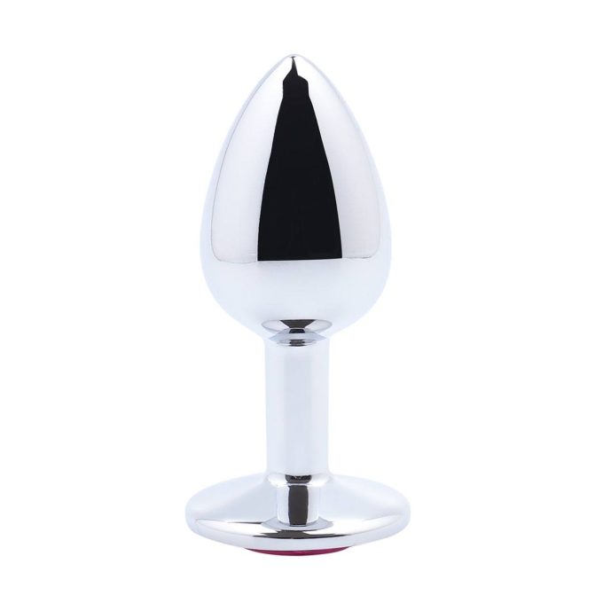 Banoch Buttplug Aurora Hot Pink Small Metalen buttplug Diamant steen Roze 987101508 2