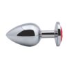 Banoch Buttplug Aurora Red Large Metalen buttplug Diamant steen Rood 987101179 2