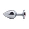 Banoch Buttplug Aurora Red Medium Metalen buttplug Diamant steen Rood 987101177 2