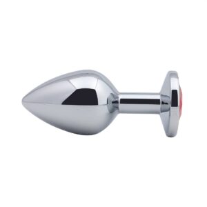 Banoch Buttplug Aurora Red Medium Metalen buttplug Diamant steen Rood 987101177 2