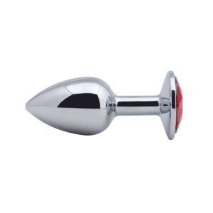 Banoch Buttplug Aurora Red Small Metalen buttplug Diamant steen Rood 987101175 2