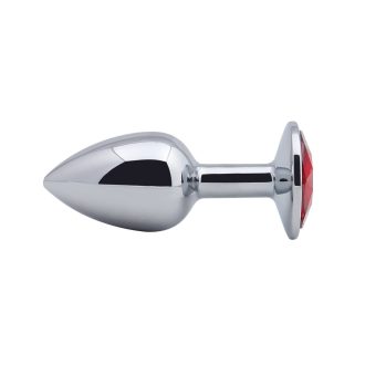 Banoch Buttplug Aurora Red Small Metalen buttplug Diamant steen Rood 987101175 2