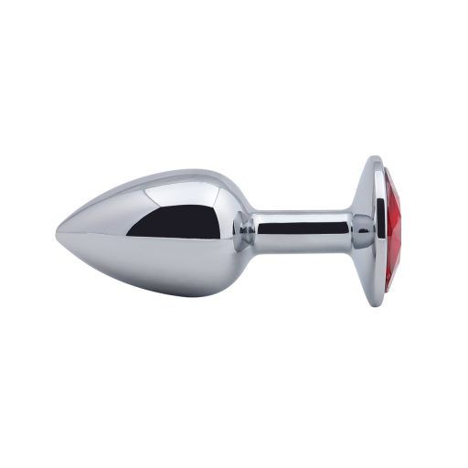 Banoch Buttplug Aurora Red Small Metalen buttplug Diamant steen Rood 987101175 2