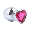Banoch Buttplug Coeur Rose Large Metaal Hart Diamant Steen Roze 98710515