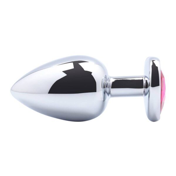 Banoch Buttplug Coeur Rose Large Metaal Hart Diamant Steen Roze 98710515 2