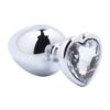 Banoch Buttplug Coeur Transparent Large Metaal Hart Diamant Steen 98710516