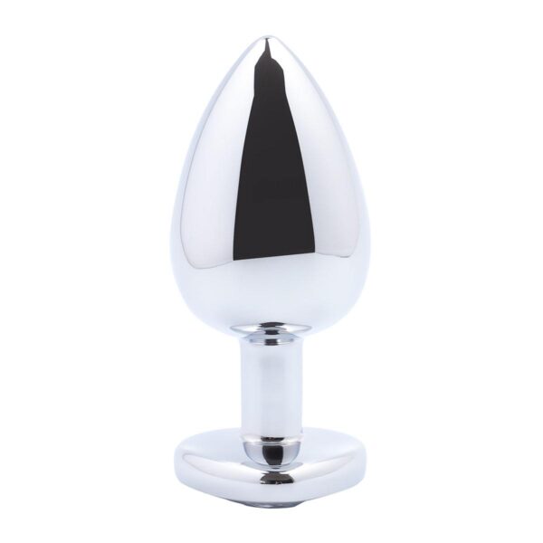 Banoch Buttplug Coeur Transparent Large Metaal Hart Diamant Steen 98710516 3 1