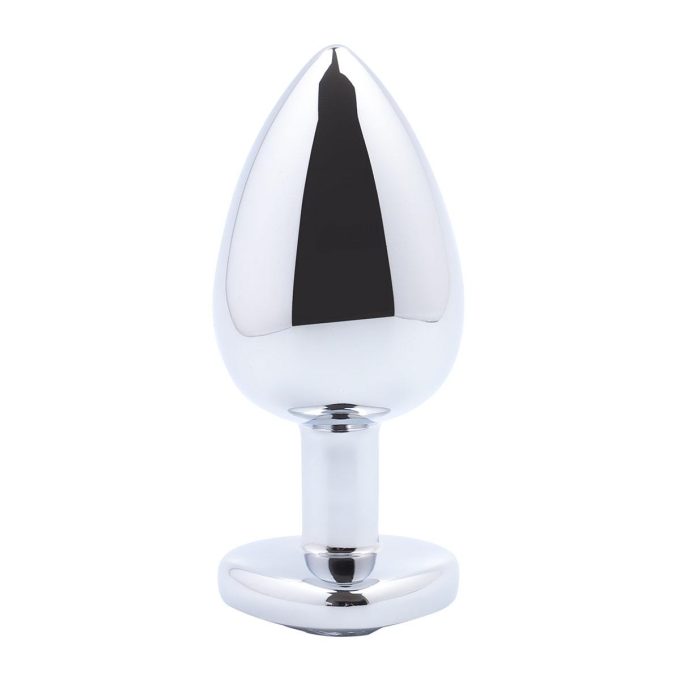 Banoch Buttplug Coeur Transparent Large Metaal Hart Diamant Steen 98710516 3 1