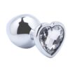 Banoch Buttplug Coeur Transparent Medium Metaal Hart Diamant Steen 98710514