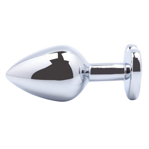 Banoch Buttplug Coeur Transparent Medium Metaal Hart Diamant Steen 98710514 2