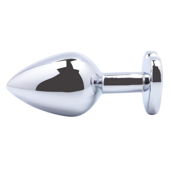 Banoch Buttplug Coeur Transparent Medium Metaal Hart Diamant Steen 98710514 2