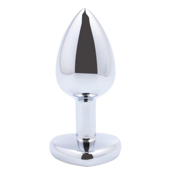 Banoch Buttplug Coeur Transparent Small Metaal Hart Diamant Steen 987101512 3