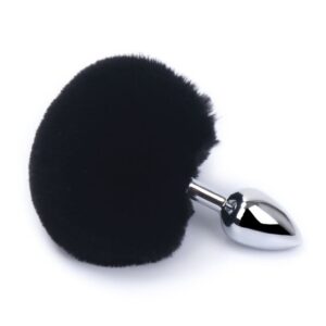 Banoch Buttplug Lepus Black Konijnenstaart Metaal Zwart 987101170