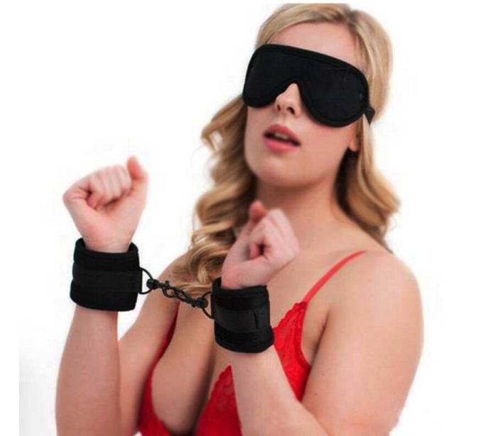 Banoch Cuffs blindfold Soft Bdsm Zwart Klittenband 987101295