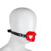 Banoch   Gag kissy lips   Rood   bondage (6)