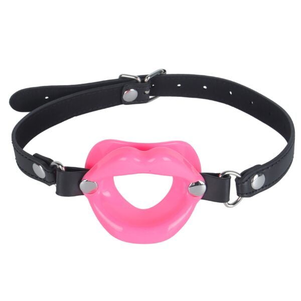 Banoch   Gag kissy lips   Roze   bondage in hand (6)