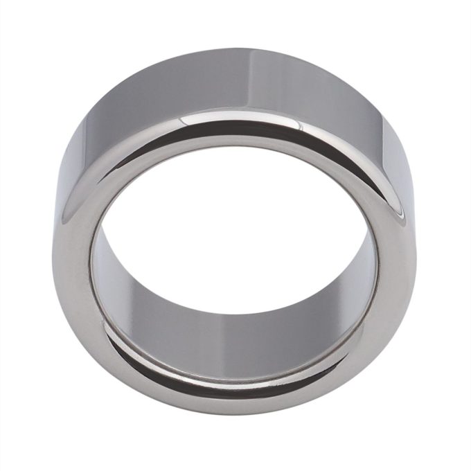 Banoch Glansring Thick brede metalen eikelring 3