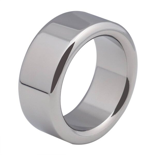 Banoch Glansring Thick brede metalen eikelring