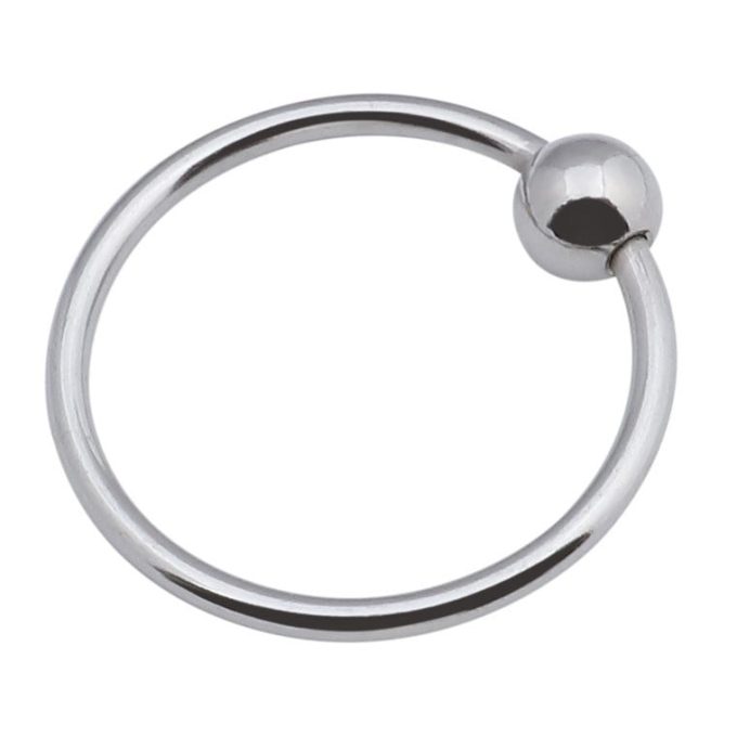 Banoch   Glansring Veronica  metalen eikelring met bal   cockring (3)