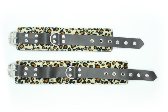 Banoch Handcuff tiger Handboeien tijgerprint Leer 987101378 5