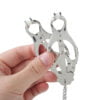 Banoch   Pinces de M.   Tepelklem   cloverclamps met ketting (3)