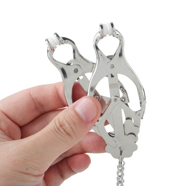 Banoch   Pinces de M.   Tepelklem   cloverclamps met ketting (3)