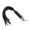 Banoch Pu zwart leren flogger Zweep 987101150