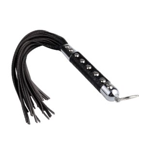 Banoch Pu zwart leren flogger Zweep 987101150