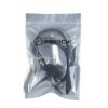 Banoch   ball gag siliconen small   zwart Ø 3,5 cm in verpakking