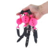 Banoch   ballgag siliconen small   roze alle hangend in hand