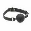 Banoch ballgag siliconen small zwart Ø 35 cm 2