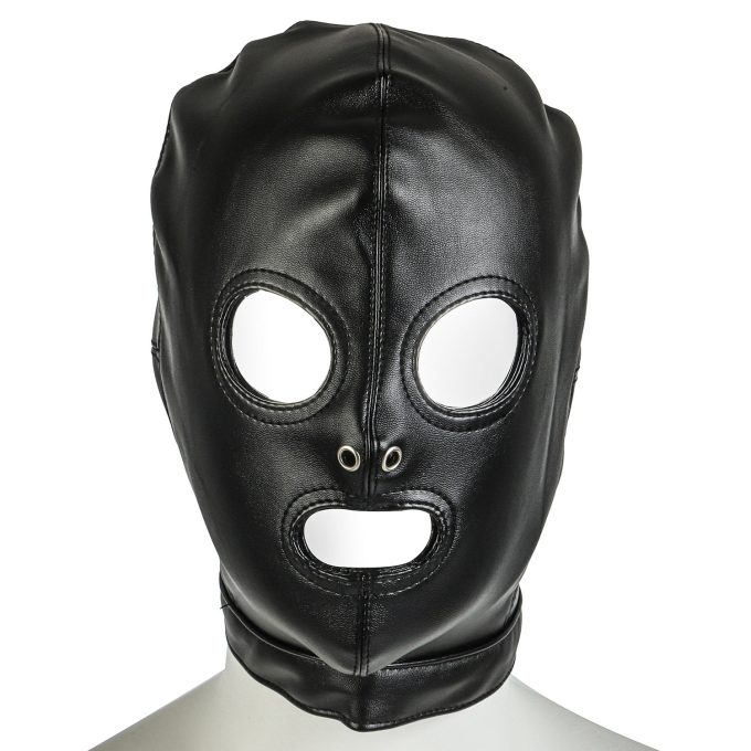 Banoch bondagemasker zwart imitatieleer 987101153 1