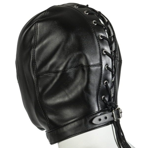 Banoch bondagemasker zwart imitatieleer 987101153 2 Banoch bondagemasker zwart imitatieleer 987101153 2