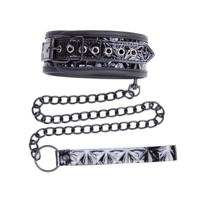 Banoch collar Geometric black halsband patroon zwart 987101333 5