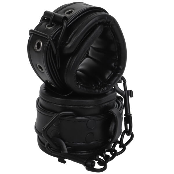 Banoch handboeien van pu leer gevoerd zwart bondage 987191336 2 scaled scaled