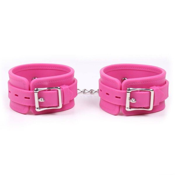 Banoch handboeien van siliconen roze 987101373 5