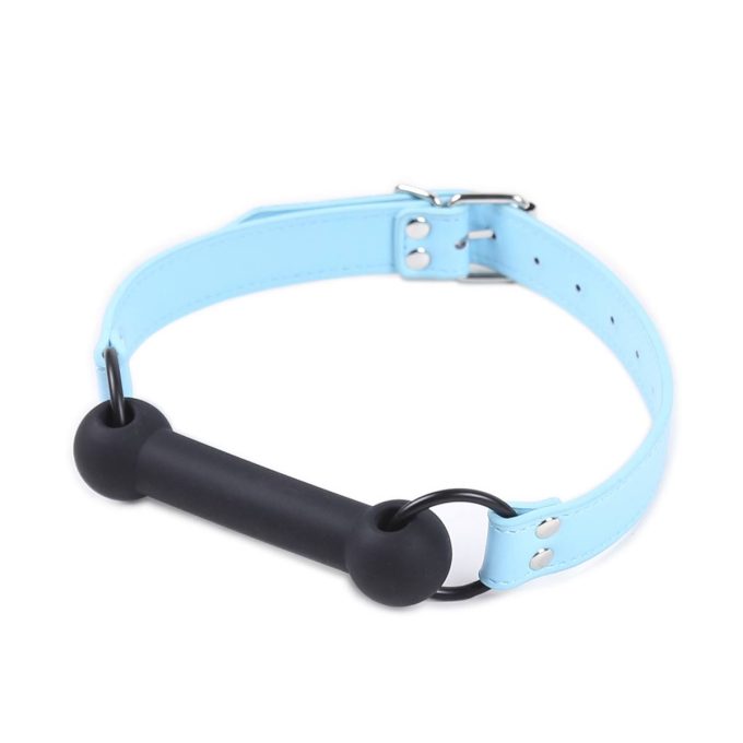 Banoch mondknevel recht siliconen blauw bit gag 987101354 3