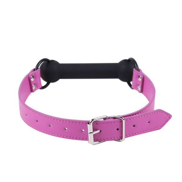 Banoch mondknevel recht siliconen paars bit gag 987101353 4