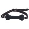 Banoch   mouth gag bone   siliconen gag bot   zwart   hondenbot   bondage (2)