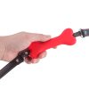 Banoch   mouthgag bone   siliconen gag bot   rood in hand