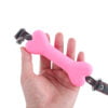 Banoch   mouthgag bone   siliconen gag bot   roze  hand