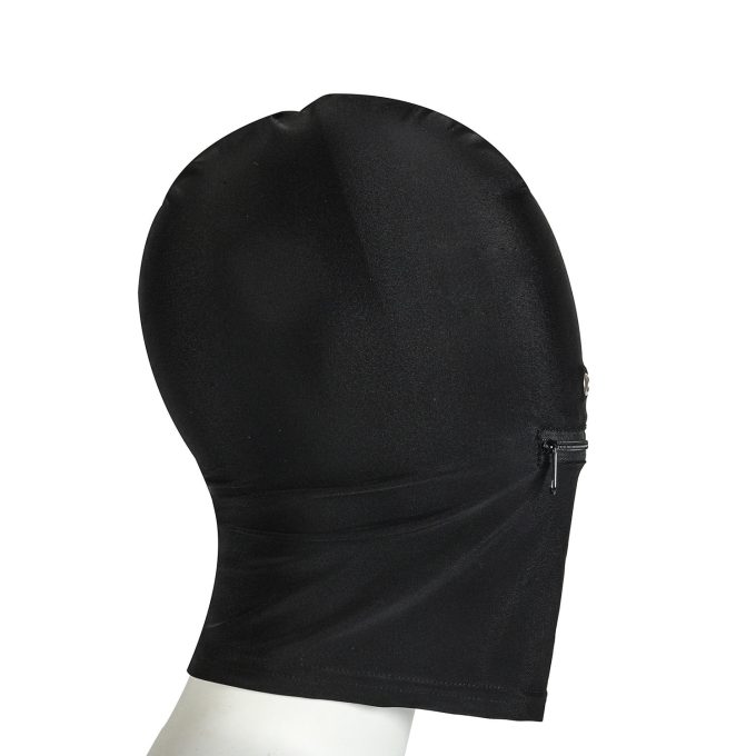 Banoch spandex hood black with zipper 987101302 3