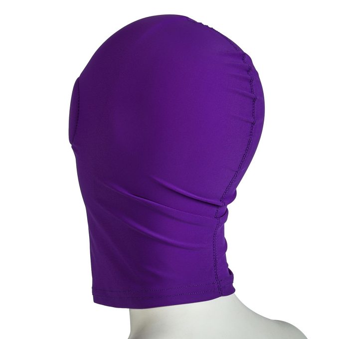 Banoch spandex hood full purple bondage 987101559 4
